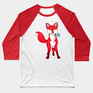 Happy Fox Baseball T-Shirt